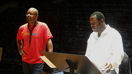 Denys Baptiste rehearsal